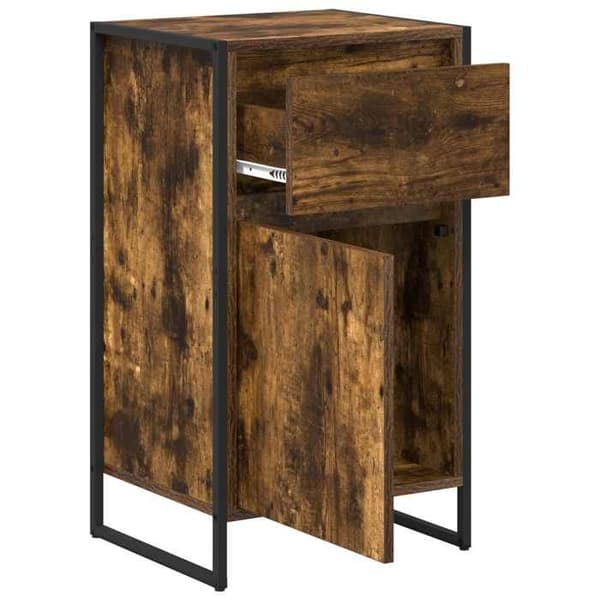 Maison Exclusive - Buffé Ek Rökig 43 x 36 x 75,5 cm Ingenjörsträ