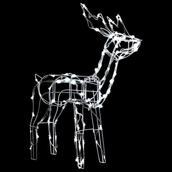 Maison Exclusive - Julbelysning 3 st Renar 229 LED