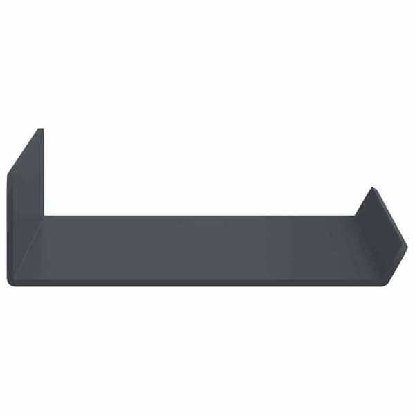 Maison Exclusive - Flydende hylde 3 stk Anthracite 40 x 9 x 2,5 cm Stål