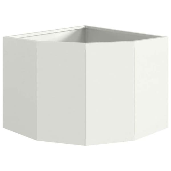 Maison Exclusive - Vinkelskydd Vit 45 x 45 x 35 cm Stål