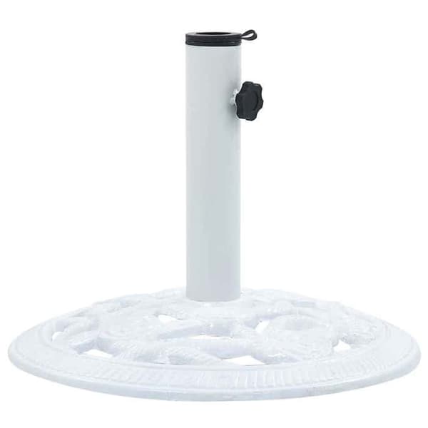 Maison Exclusive - Parasolfot Vit 9 kg 40 cm Gjutjärn