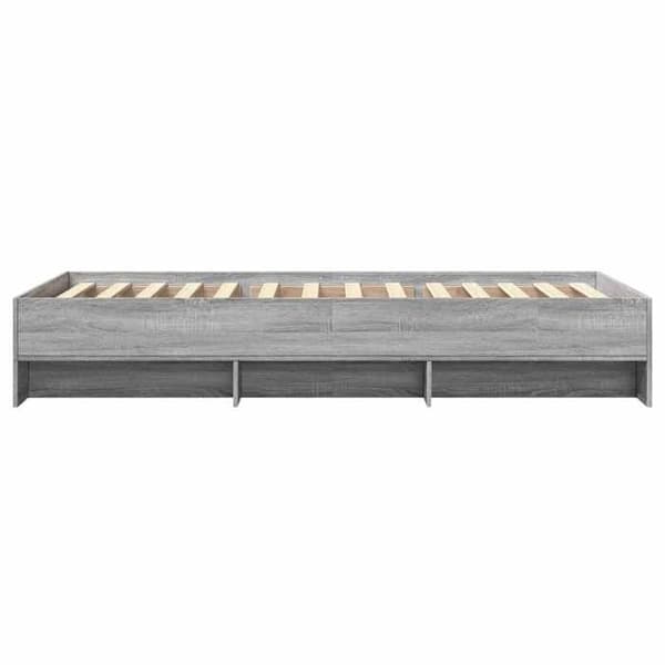 Maison Exclusive - Sengestel uden madras sonoma grå 100x200 cm Sonoma grå