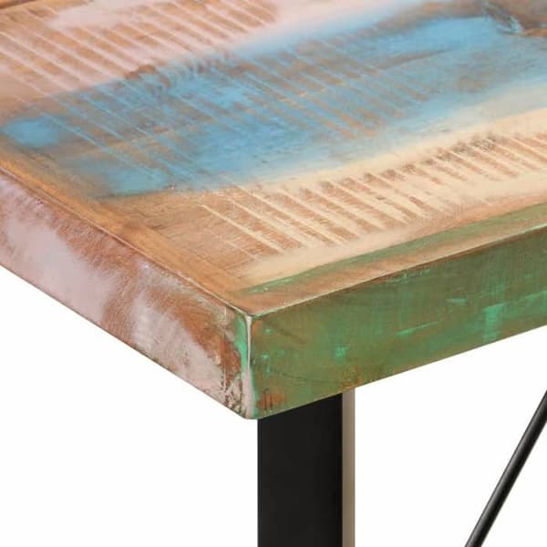 Barbord - EXKLUSIVT HEM - 150x70x107 cm - Återvunnet massivt trä - Järnram - Rektangulär
