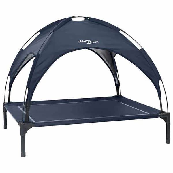 Maison Exclusive - Hundsäng 104 x 86 x 84,5 cm Stål Marinblå marinblå
