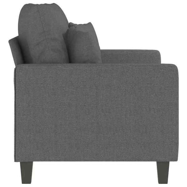 Maison Exclusive - Tummanharmaa 2-paikkainen sohva 120 cm Kangas