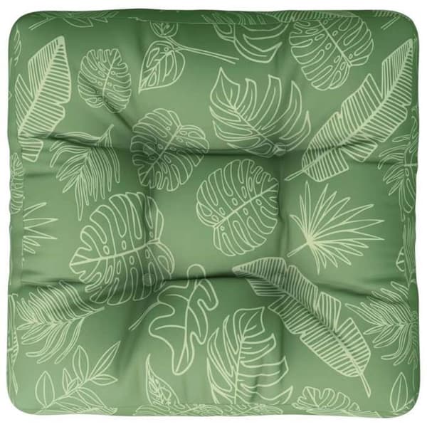 Maison Exclusive - Kudde av pall med lövmönster 60x60x12 cm tyg