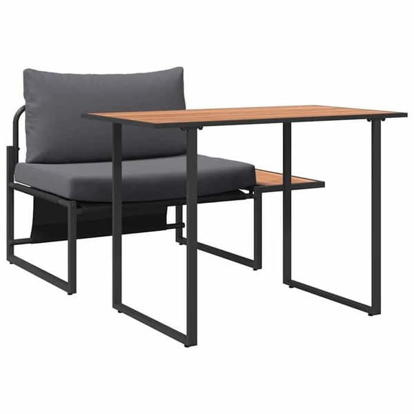 Maison Exclusive - 2 stk. Patio Møbler i Stål Antracit Stål