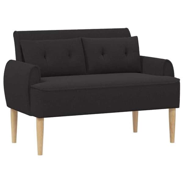 Maison Exclusive - Sovesofa med knapbetræk i sort boucle