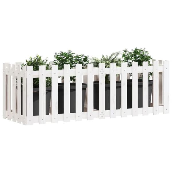 Maison Exclusive - Design-korkea puutarhavuode 150x50x50cm massiivipuusta