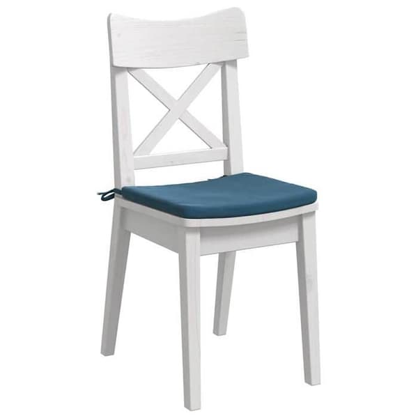 Sittkuddar - EXKLUSIVT HEM - Set om 4 - Premium sammet - Ergonomiskt skum - Avtagbara 40x40x3 cm Blå