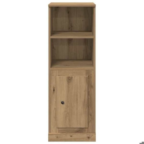Maison Exclusive - Høj buffet i egetræ, håndlavet 36x35,5x103,5 cm i ingeniørtræ