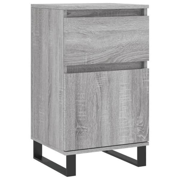 Maison Exclusive - Buffé Sonoma Grå 40x35x70 cm Ingenjörsträ