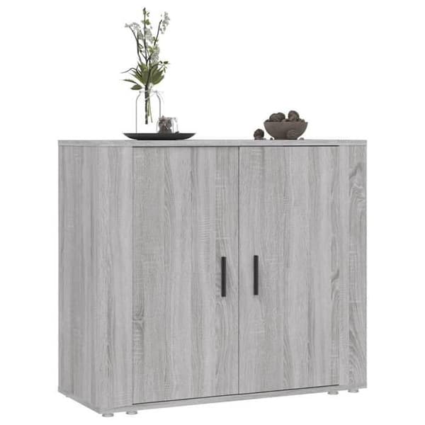 Maison Exclusive - Buffet Sonoma grå 80x33x70 cm Ingeniørtræ Grå