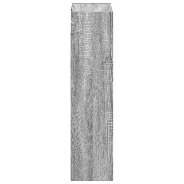 Maison Exclusive - Væghængt vaskemøbel Sonoma grå 35 x 20 x 81 cm