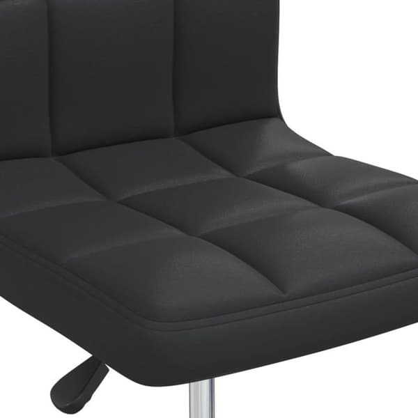 Maison Exclusive - Matstolar set om 6 svart konstläder