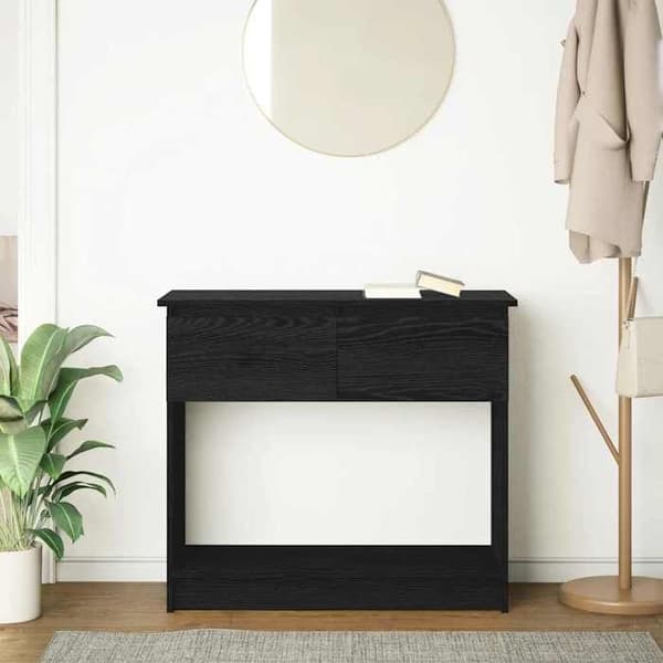Sideborde - MAISON EXCLUSIVE - Konsolbord - 2 skuffer - Sort - 85,5x38,5x74,5 cm Svart