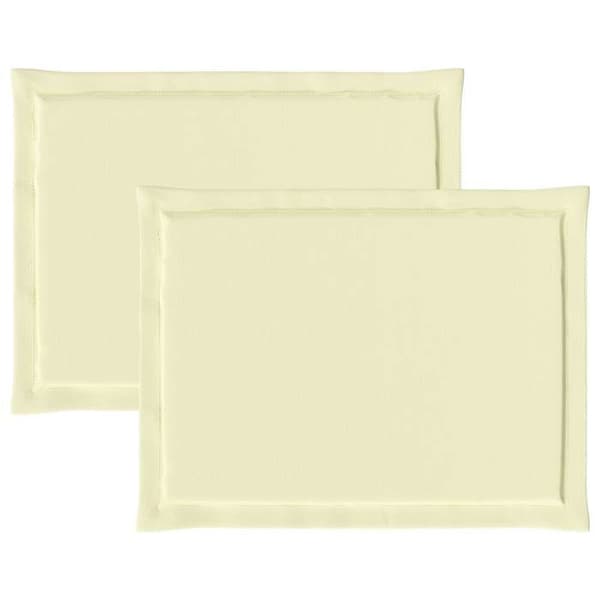 Maison Exclusive - Istuintyynyt 2 kpl Polyesteri Kermansävy 47 x 36 x 2 cm