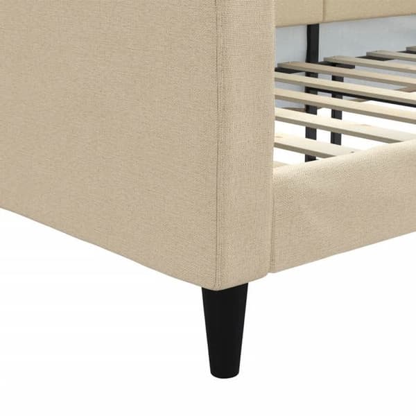 Maison Exclusive - Levossa ilman patjaa, kerma 80x200 cm kangas
