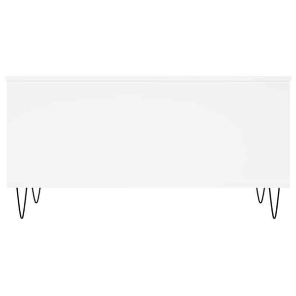 Maison Exclusive - Lav bord Hvid 90x44,5x45 cm Ingeniørtræ