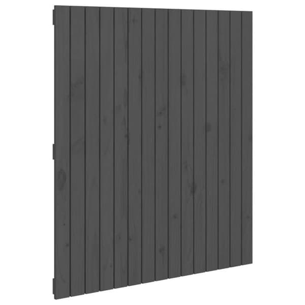 Seinäpatja - EXCLUSIVE KOTI - 95,5 x 3 x 110 cm - Massiivipuu - Harmaa - Klassinen Grå