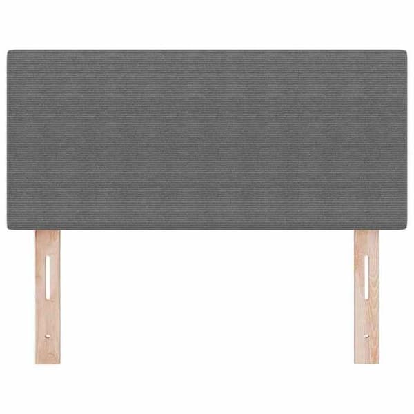 Maison Exclusive - Ljust grått huvudgavel 80 cm i ribbat sammetstyg Ljusgrått