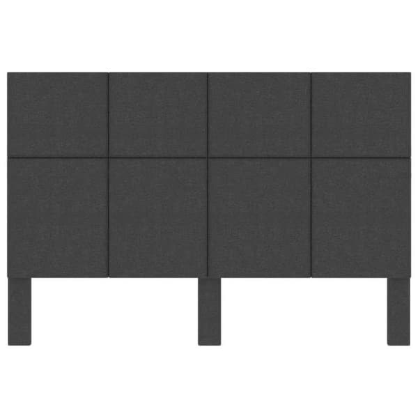 Hovedgærde - EKSKLUSIV HUS - 140x200 cm - Mørkegrå - Holdbart stof - MDF-struktur Mörkgrå
