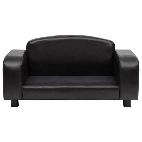 Maison Exclusive - Hundesofa Sort 80x50x40 cm Syntetisk læder Svart
