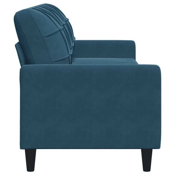 Maison Exclusive - 3-paikkainen sininen sohva 210 cm samettia