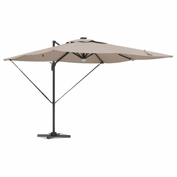 Maison Exclusive - Parasol Roma 286 x 284 x 270 cm Aluminium och polyester