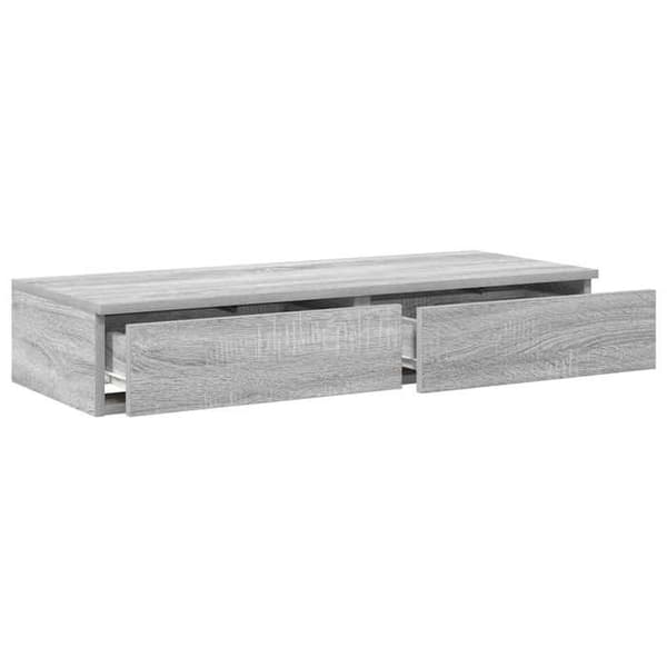 Maison Exclusive - Sänglådor Grå Sonoma 80 x 36,5 x 16,5 cm