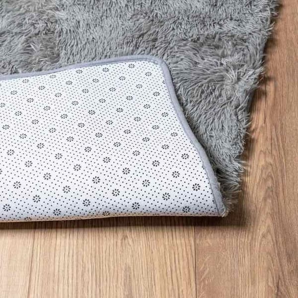 Maison Exclusive - NAVARRA vaaleanharmaa pitkäkarvainen matto 60x100 cm
