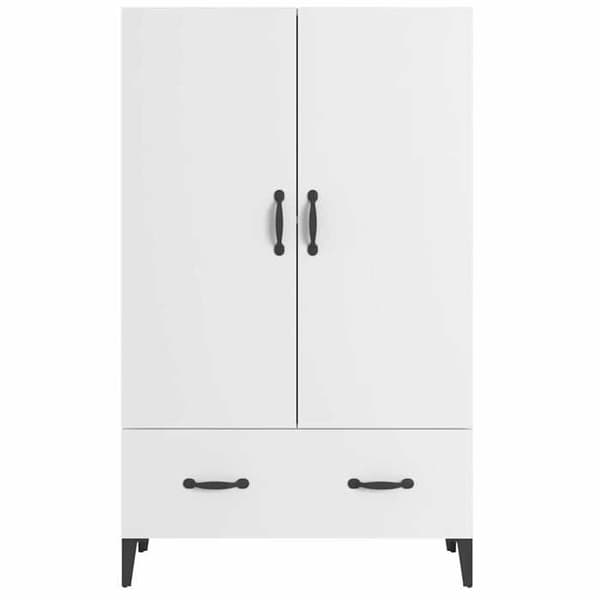 Maison Exclusive - Buffé hög Vit 70x31x115 cm Ingenjörsträ