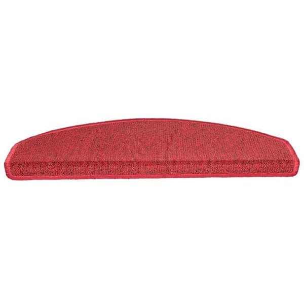 Trappe tæppe - Eksklusivt hjem - 15 stykker - 65 x 24 x 4 cm - Rød Röd