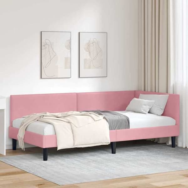 Maison Exclusive - Kulmasänky Rose 90 cm x 200 cm Sametti