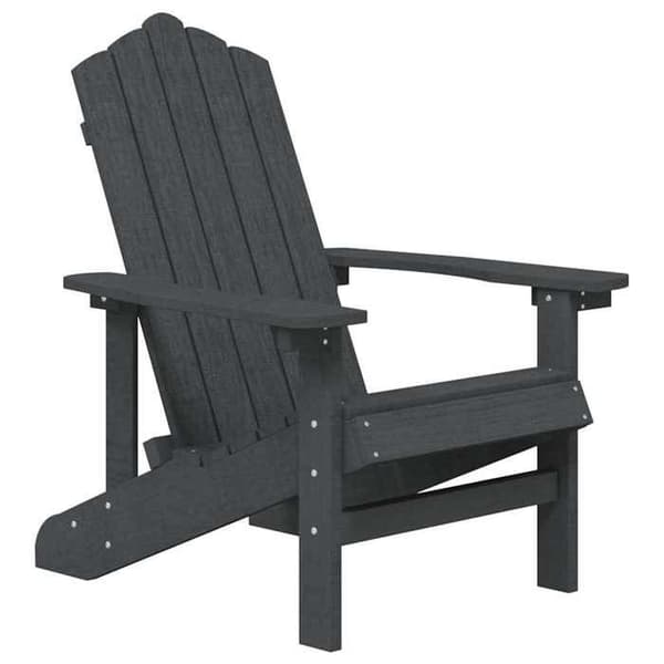 Maison Exclusive - Anthracite PEHD puutarhatuoli Adirondack