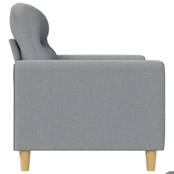 Soffa 2 platser - MAISON EXCLUSIVE - Maison Exclusive - Ljusgrå - Andningsbart tyg - Robust metallram Ljusgrått