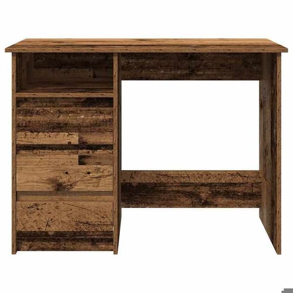 Maison Exclusive - Kontor gammel træ 102x50x75 cm ingeniørtræ
