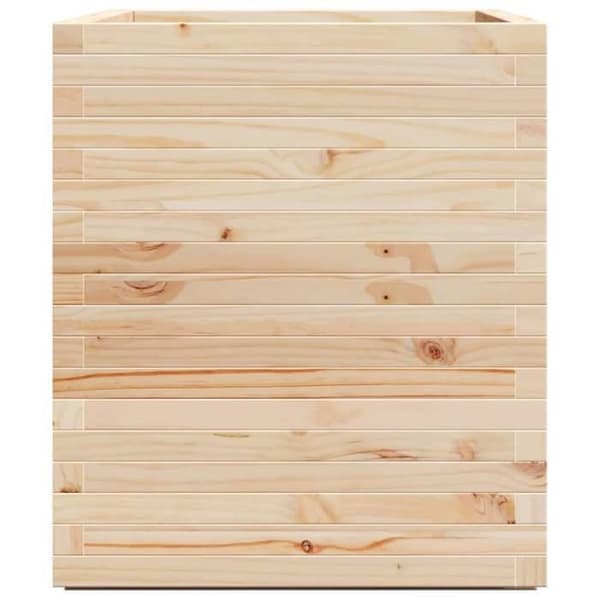 Jardinière / blomsterkasse - EKSKLUSIV HUS - 90x60x72 cm - Massivt fyrretræ - Rektangulær - Brun Ej specificerat