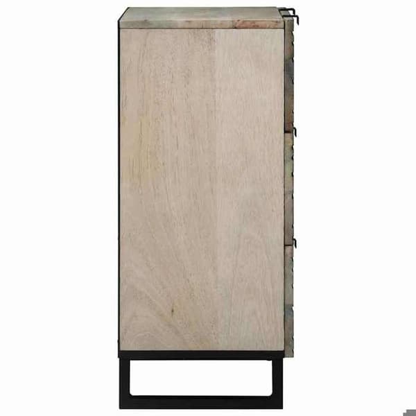 Maison Exclusive - 2-delt buffet sæt Hvid 120 x 33 x 75 cm Vit
