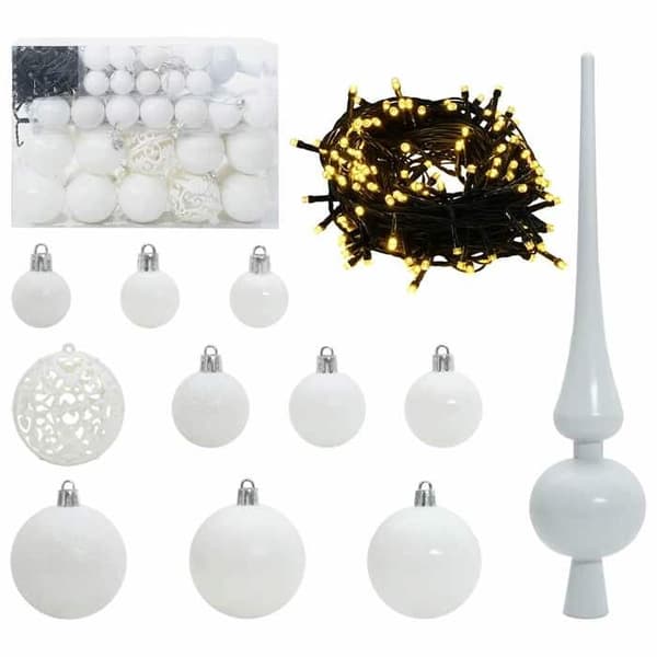 Maison Exclusive - Musta joulukuusi 150 cm PVC