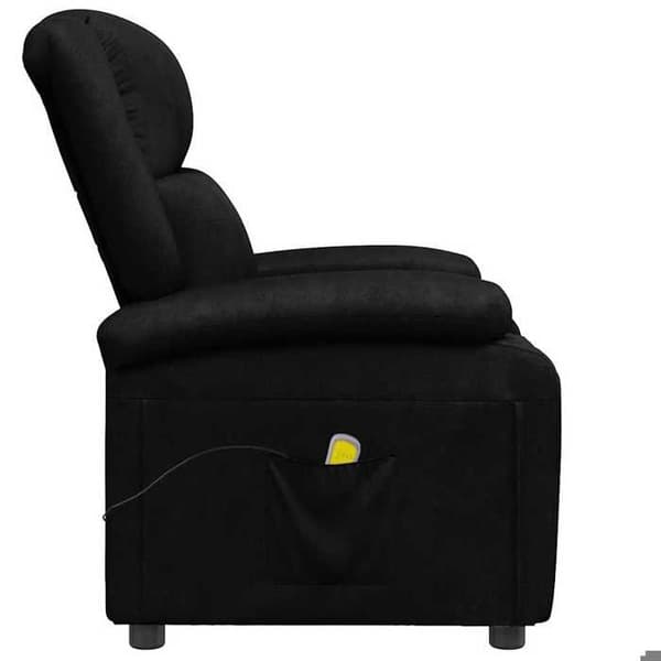 Maison Exclusive - Sort Massage Stole i Kunstlæder Svart