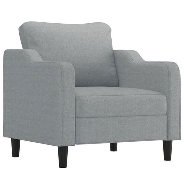 Maison Exclusive - Sæt af 3 sofaer med lysegrå puder i stof