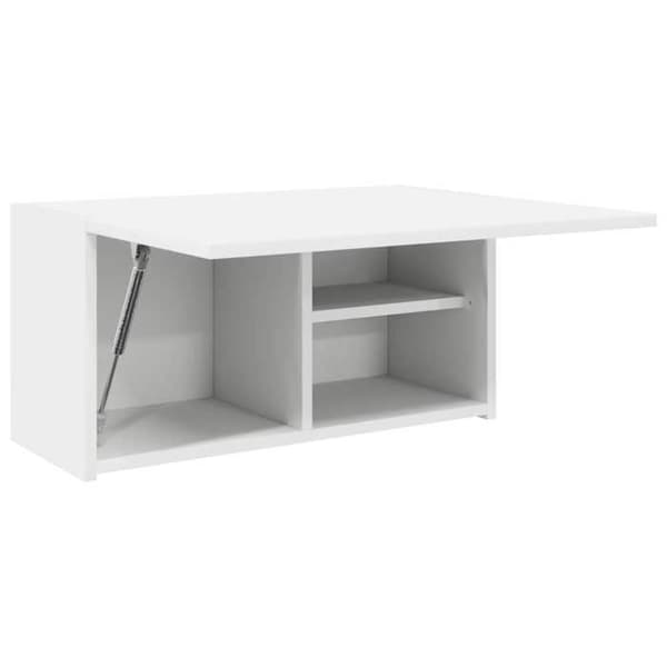 Maison Exclusive - Väggmonterad badrumsskåp vit 60x25x30 cm ingenjörsträ