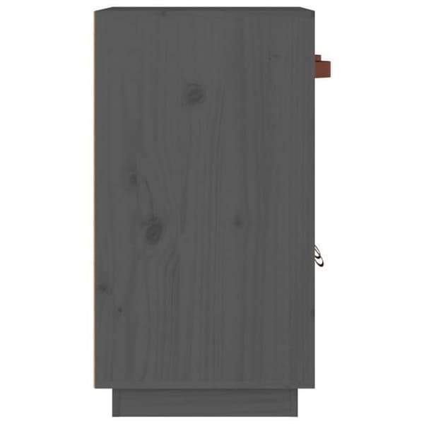 Maison Exclusive - Harmaa buffet 65,5x40x75 cm Massiivipuu mänty