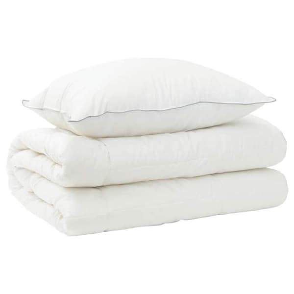 Maison Exclusive - Duvet- och kuddset 2 pc 150x200 cm 4 säsonger
