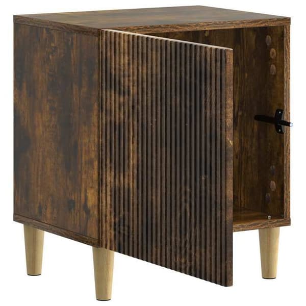 Maison Exclusive - Natbord 2 dele Røget eg 43 x 34,5 x 50 cm