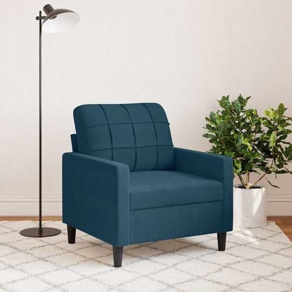 Maison Exclusive - Sininen Tuoli 60 cm Sametti