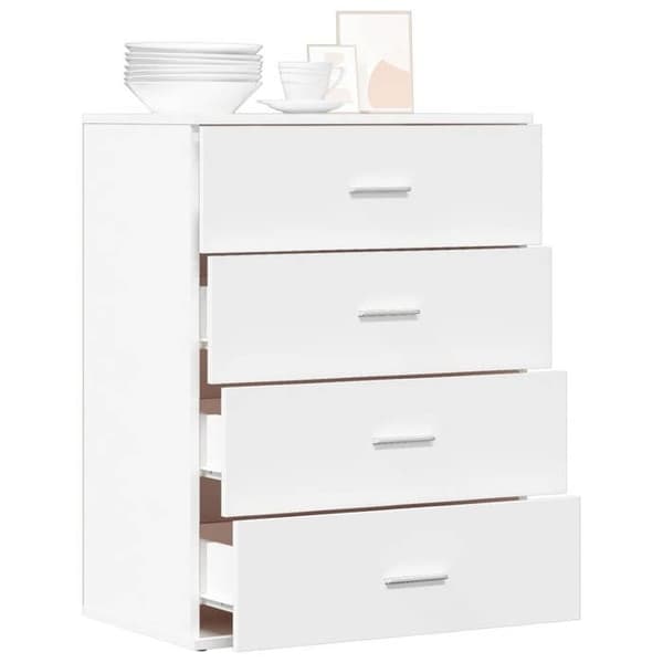 Maison Exclusive - Vit buffé 60x39x80 cm i ingenjörsträ