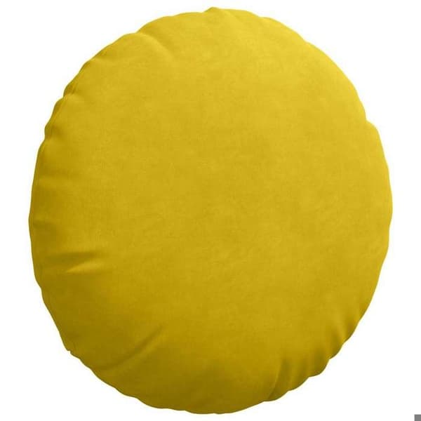 Maison Exclusive - Sittkuddar 2 st Gul Ø 40 x 13 cm Sammet Gul