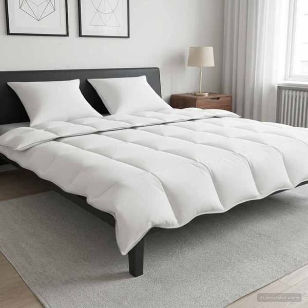 Maison Exclusive - Sängset med täcke och kuddar 3 pc 240 x 220 cm Vinter
